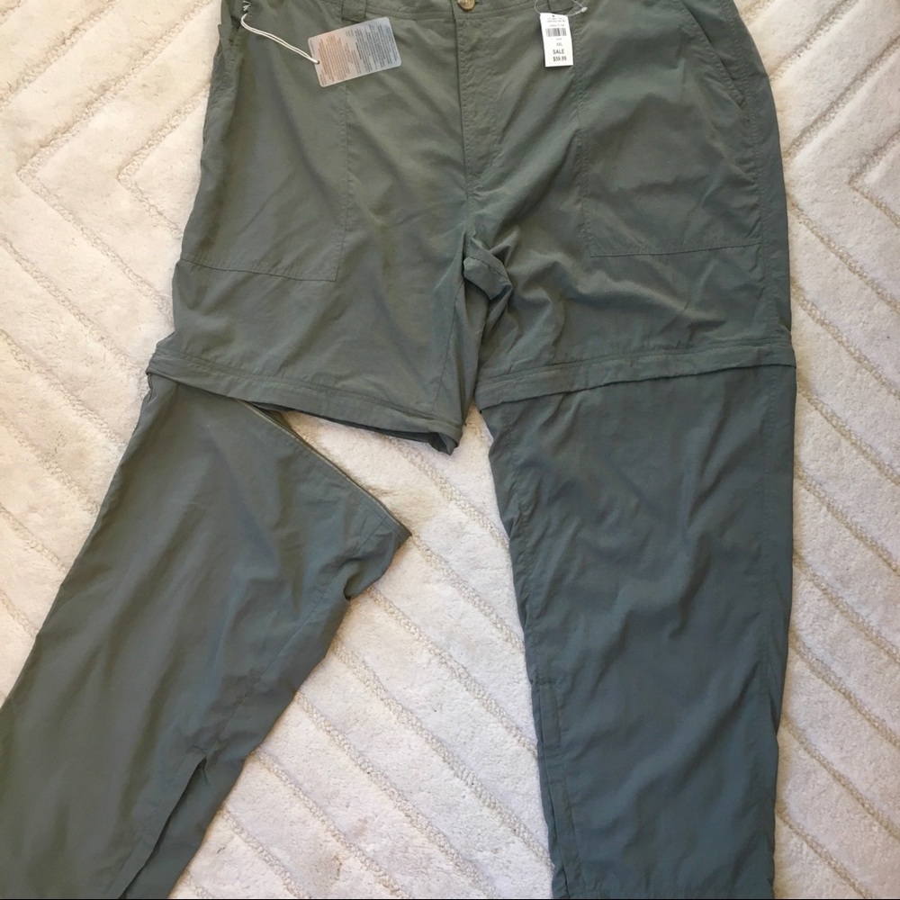 LL BEAN Mens XXL Convertible Pant Insect Shield